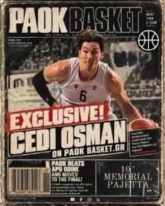 Το πρωτοσέλιδο του PAOK Basket Κυριακή 6 Σεπτεμβρίου 2026