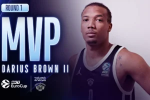 EuroCup: Μυθικό ντεμπούτο και βραβείο MVP για τον Ντάριους Μπράουν